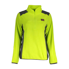 Suéter de poliéster amarelo da Noruega 1963