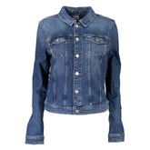 Jaquetas e casacos de algodão azul Tommy Hilfiger