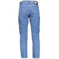 Calça jeans e calça Tommy Hilfiger de algodão azul