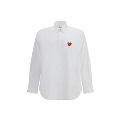 Comme Des Garçons Play Camisa de algodão com logo