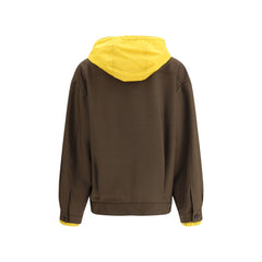 Jaqueta bomber com capuz Miu Miu