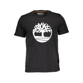 Camiseta Timberland de algodão preta