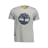 Camiseta Timberland Cinza Algodão