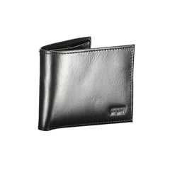 Carteira de couro preta Levi's