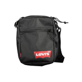 Bolsa de ombro Levi's preta de poliéster