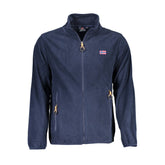 Suéter de poliéster azul da Noruega 1963