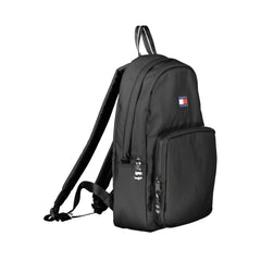 Mochila Tommy Hilfiger de poliéster preta