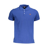 Camisa polo de algodão azul Noruega 1963