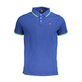Camisa polo de algodão azul Noruega 1963