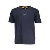 Camiseta Hugo Boss Azul Algodão