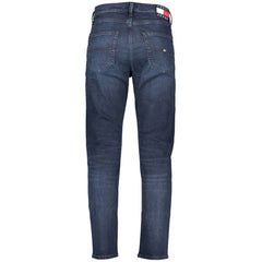 Calça jeans e calça Tommy Hilfiger de algodão azul