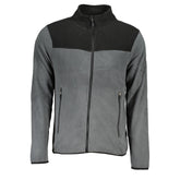 Suéter de poliéster cinza da Noruega 1963