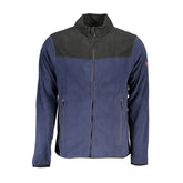 Suéter de poliéster azul da Noruega 1963