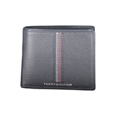 Carteira de couro azul Tommy Hilfiger
