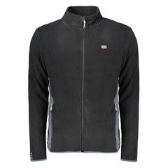 Suéter preto de poliéster da Noruega, 1963