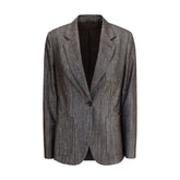 Blazer Brunello Cucinelli em tecido Lurex