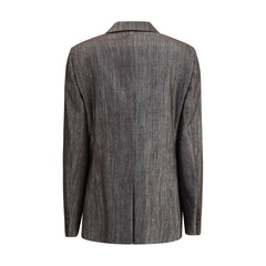 Blazer Brunello Cucinelli em tecido Lurex