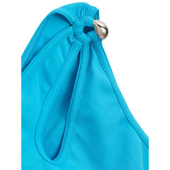 Biquíni Bottega Veneta Turquesa em Poliamida