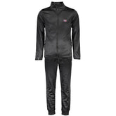 Suéter preto de poliéster da Noruega, 1963