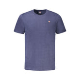 Camiseta de algodão azul Noruega 1963