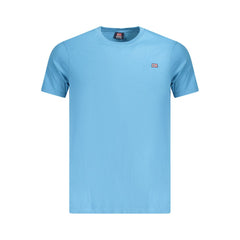 Camiseta de algodão azul Noruega 1963