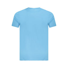 Camiseta de algodão azul Noruega 1963
