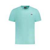 Camiseta de algodão azul Noruega 1963