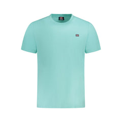 Camiseta de algodão azul Noruega 1963