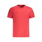 Camiseta de algodão vermelha Noruega 1963