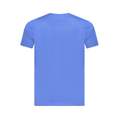 Camiseta de algodão azul Noruega 1963