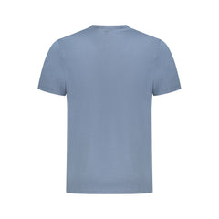 Camiseta de algodão azul Noruega 1963