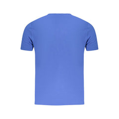 Camiseta de algodão azul Noruega 1963