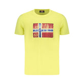 Camiseta de algodão amarela Noruega 1963