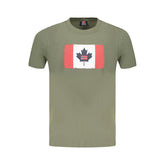 Camiseta de algodão verde Noruega 1963