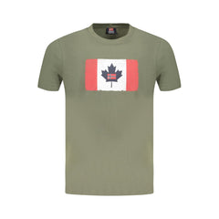 Camiseta de algodão verde Noruega 1963