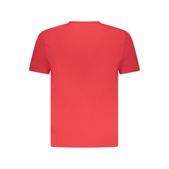 Camiseta de algodão vermelha Noruega 1963