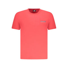 Camiseta de algodão vermelha Noruega 1963