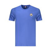 Camiseta de algodão azul Noruega 1963
