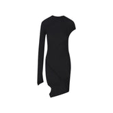 Vestido curto espiral Balenciaga