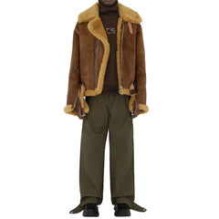 Calças plissadas acolchoadas Burberry