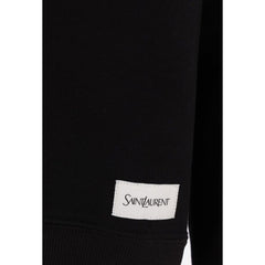 Moletom com logotipo de algodão Saint Laurent