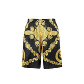 Shorts de seda Versace