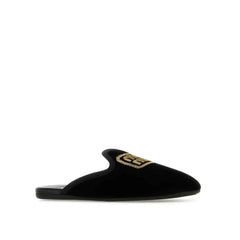 Mulas Slip-On com Logotipo Bordado da Miu Miu