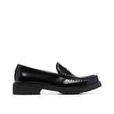 Mocassins de couro Oxford Saint Laurent