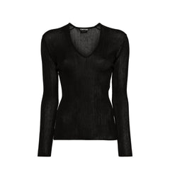 Blusa transparente com nervuras finas Tom Ford
