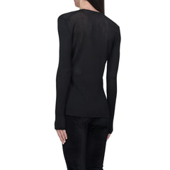 Blusa transparente com nervuras finas Tom Ford