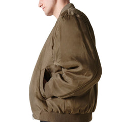 Jaqueta bomber de sarja Saint Laurent Teddy