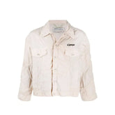 Jaqueta bomber corta-vento com logo Off-White