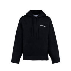 Moletom com capuz de malha Off-White