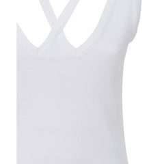 Blusa de algodão canelado MM6 Maison Margiela